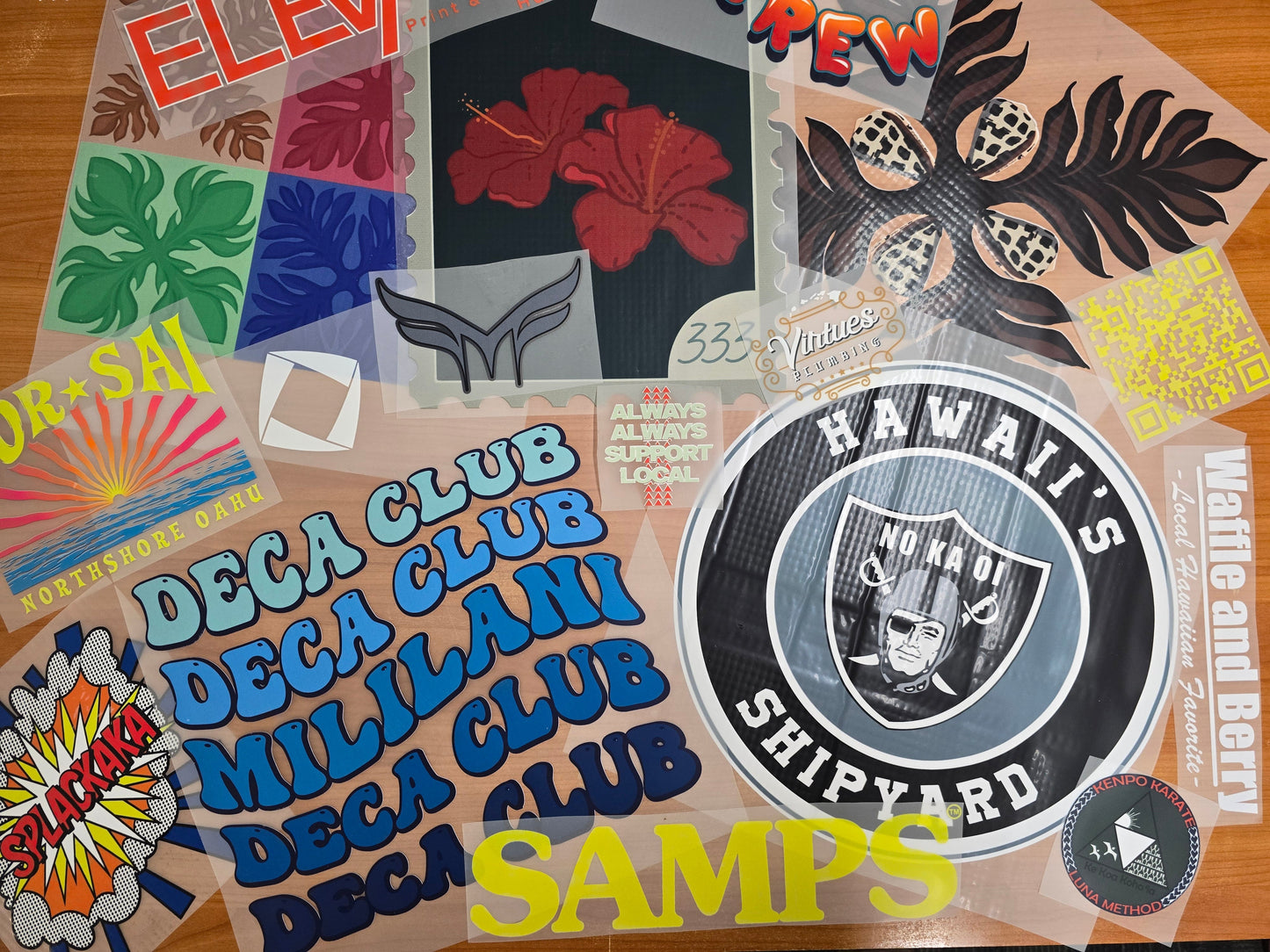 Custom DTF transfer sheets